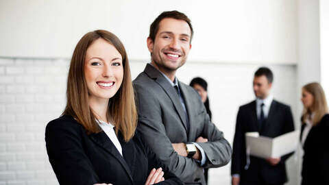 Business-people-smiling